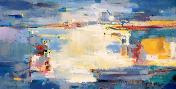paisaje marino abstracto 009 Pinturas al óleo